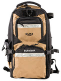 Rukx Gear ATICTSURT Survivor Backpack Floatable Tan 600D Polyester -   RJC  OUTDOORS  & LOTS MORE