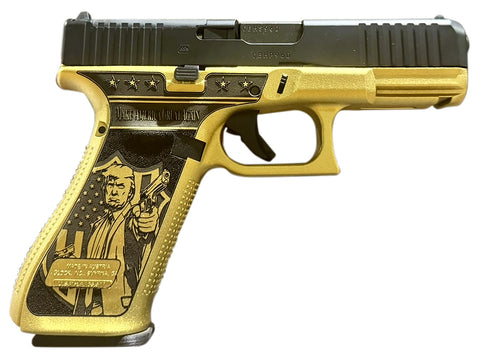 Glock G47 Gen5 Gold w / Trump & amp; Engraving