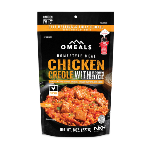 OMEALS® CHICKEN CREOLE WITH BROWN RICE -   RJC  OUTDOORS  & LOTS MORE