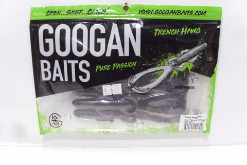 GOOGAN Trench Hawg Green Pumpkin Purple 051 -   RJC  OUTDOORS  & LOTS MORE