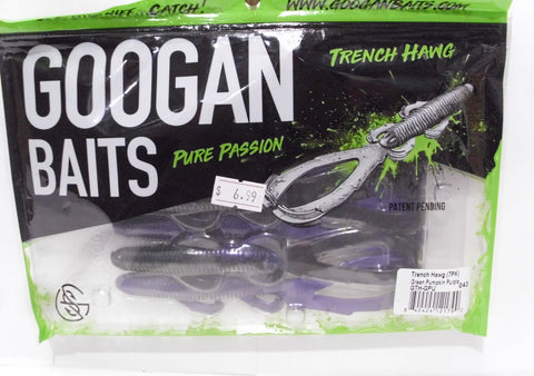 GOOGAN Trench Hawg Green Pumpkin Purple 043 -   RJC  OUTDOORS  & LOTS MORE