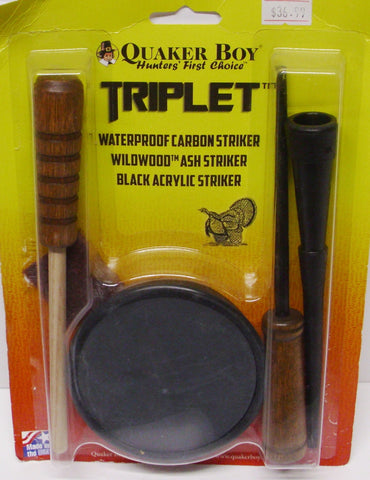 QUAKER BOY TRIPLET SLATE TURKEY CALL 13710