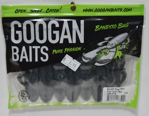 Googan Baits Bandito Bugs Green Pumkin Blue 142