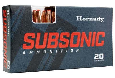 HORNADY 450 BUSHMASTER 395GR SUB-X 20RD 10BX/CS -   RJC  OUTDOORS  & LOTS MORE