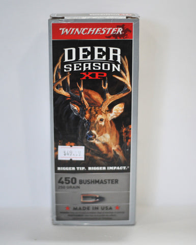 Winchester Ammo X450DS Deer Season XP 450 Bushmaster 250 gr Extreme Point -   RJC  OUTDOORS  & LOTS MORE